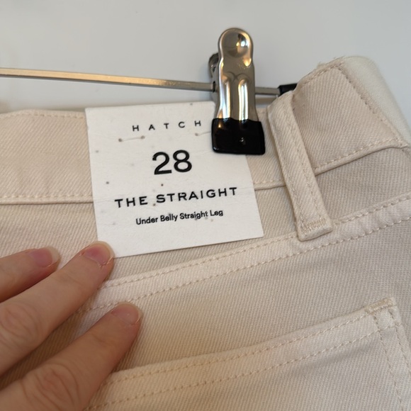 HATCH The Straight Under Belly Straight Leg Maternity Denim - Picture 3 of 16